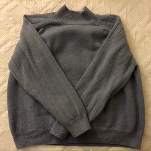 DAZY Stand Neck Raglan Sleeve Sweater